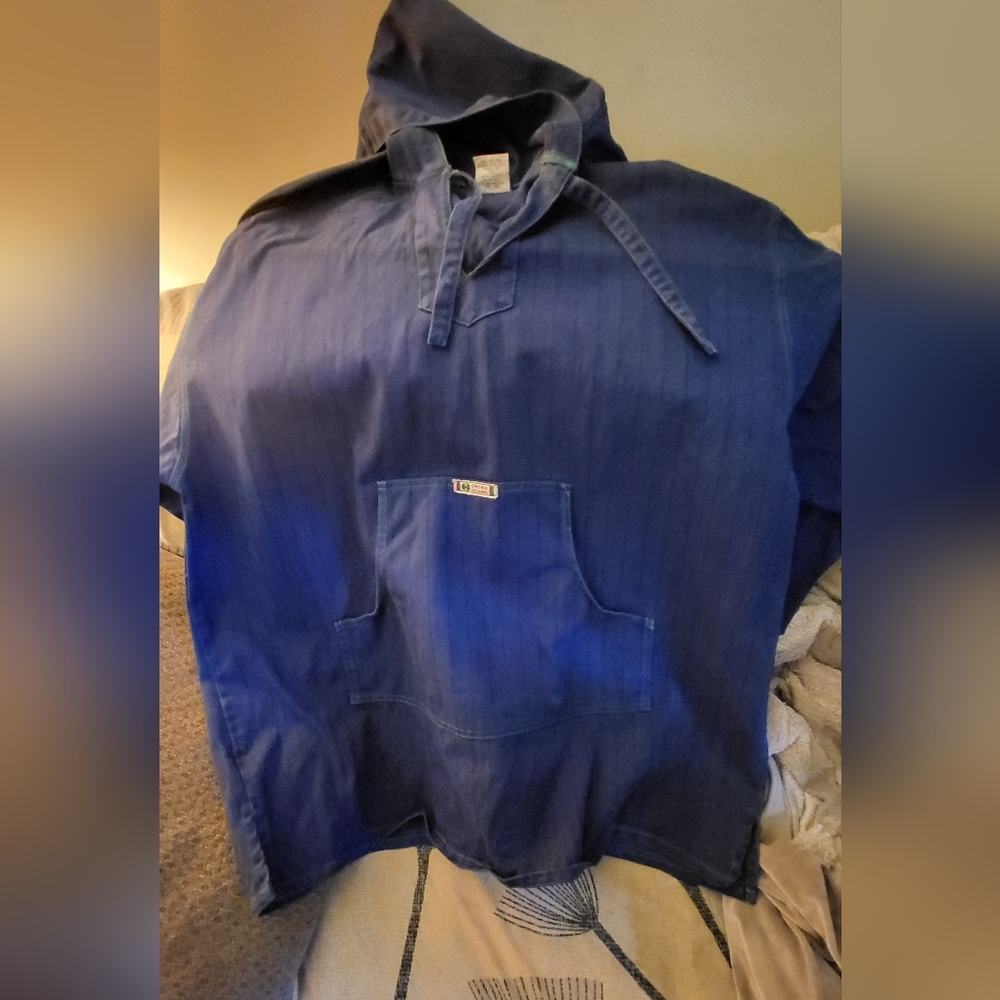 Vintage Cross Colours Blue Denim Hooded